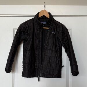 Patagonia Black Puffer Jacket size 7-8